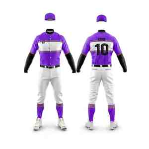 Ventes en gros de tenues de baseball personnalisées tendance, imprimées par transfert thermique, 100% polyester, logo personnalisé, plusieurs couleurs et tailles, séchage rapide - Product Image 4