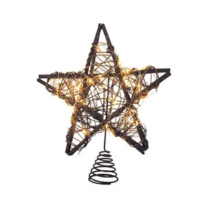 Stella LED in rattan a batteria 30x25cm (GSC 204690068) - Product Image 1