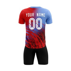 Kit de maillot d'équipe de football Tissu à séchage rapide sublimé personnalisé Logo personnalisé Numéro de nom OEM Usine Livraison rapide - Product Image 6