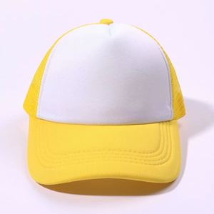 Sombrero de camionero de alta calidad, gorras de red de malla unisex con logotipo personalizado al por mayor, sombrero de camionero de lona de algodón de 5 paneles con ala curva para hombres - Product Image 5