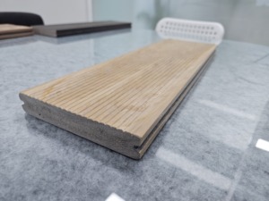Plancher en composite bois-plastique Anywood Korea WPC, écologique, antidérapant, marque DUSSEN WOOD, solide, pour bord de piscine, barbecue, jardin, parc, toit - Product Image 2