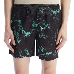 100% Polyester Sublimation Board Shorts Casual Mid Waist Breathable with Drawstring Closure Custom Front Logo Short - Product Image 6