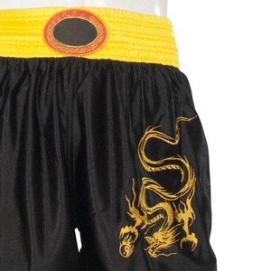 เครื่องแบบ100% ทรายสีดำโพลีเอสเตอร์น้ำหนักเบาระบายอากาศได้ดีเป็นมิตรกับสิ่งแวดล้อมสำหรับการฝึกมวย - Product Image 3