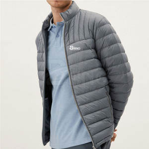 Chaqueta acolchada para hombre de diseño personalizado más vendida 2023, cuello levantado de alta calidad, estilo de invierno más vendido para la moda de calle principal - Product Image 2