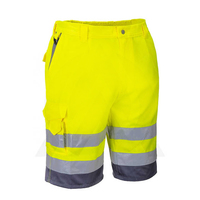 Shorts de travail fonctionnels personnalisables pour hommes, en polyester, certifiés CE, thermiques, imperméables, antistatiques, fluorescents, multi-usages