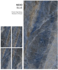 Azulejos de Porcelana Esmaltada con Acabado Brillante Azul NEXO - Product Image 1