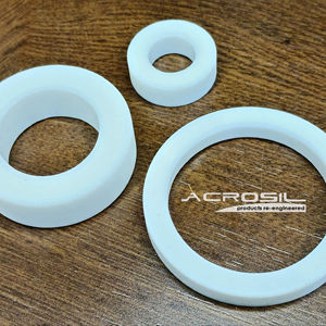 แหวนรอง PTFE สำหรับอุตสาหกรรมอาหาร ยา และเคมี ผลิตภัณฑ์ยางเกรดพรีเมียม พร้อมบริการตัด - Product Image 1
