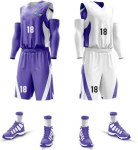 Últimos Uniformes de Baloncesto Personalizados con Pantalones Cortos para Adultos y Jóvenes, Impresión Personalizada de Nombre, Número y Logotipo - Product Image 3