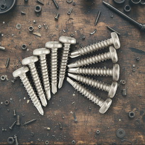 Vis autoperceuses à tête fraisée PDC en acier inoxydable, classe 8, finition naturelle, empreinte Phillips, personnalisables, pouce/métrique - Product Image 1