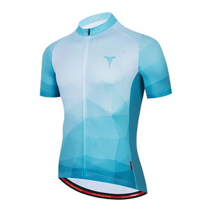 Best Quality Men's <b>Cycling</b> Jersey Heat-Transfer Printed 100% Polyester Fabric Short Sleeve Waterproof Breathable Sports Wear - Product Image 1