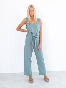 New Year Retro Solid Print Sleeveless <b>Jumpsuit</b> Stylish Comfortable Versatile Perfect Office Wear <b>For</b> <b>Women</b> At Wholesale Price - Product Image 2