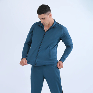 Vêtements de sport personnalisés de haute qualité pour hommes Jogging Survêtements Zip up Training Joggers Polyester Winter Tracksuit - Product Image 2