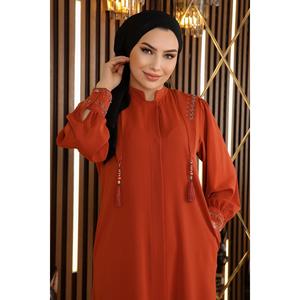 Manteaux, vestes et trench-coats modestes à boutons et à franges - Abaya - Product Image 2