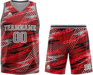 Fabrication professionnelle hommes basket-ball uniforme de haute qualité respirant Pakistan fait basket-ball uniforme à vendre - Product Image 1