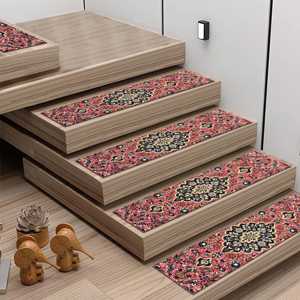 Tapis d'escalier géométrique Kilim, Tapis d'escalier cadeau, Tapis d'escalier fait main - Product Image 5