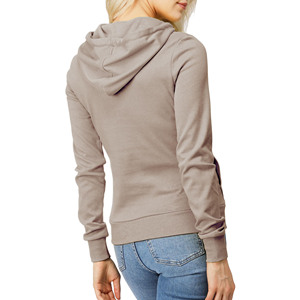 Logo personnalisable imprimé sweats à capuche surdimensionnés pour femme sweats à capuche vierges lourd tricoté décontracté femmes sweat à capuche polaire - Product Image 5