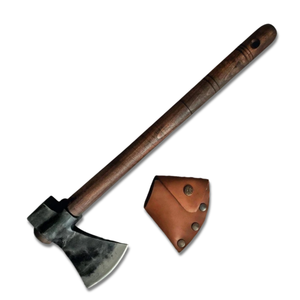 Venta al por mayor personalizado de alta calidad OEM ODM servicio profesional Damasco acero cabeza Tomahawk supervivencia caliente-forjado caza hecho a mano - Product Image 3