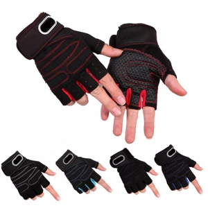 Guantes para silla de ruedas, guantes de gimnasio con logotipo personalizado directo de fábrica, guantes acolchados de cuero sintético para entrenamiento en silla de ruedas, guantes de levantamiento de pesas - Product Image 6
