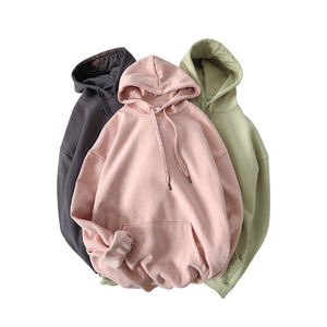 Custom logo 100% cotton <b>men</b> pullover hoodie sweatshirts <b>jogger</b> clothing blank oversize hoodie - Product Image 1