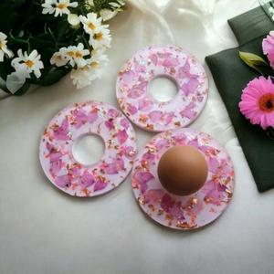 <b>Resin</b> Napkin <b>Rings</b> with Festive Designs & Tailored for Holiday Table Decorations and Special celebrations - Product Image 3