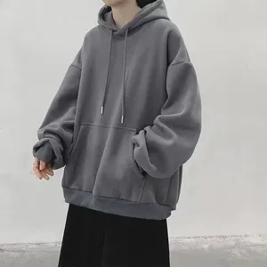 Vêtement de rue pour homme personnalisé, 420 g/m², 100 % coton, broderie de logo, coupe classique, longueur classique, délavage à l'acide, uni, teinture unie, automne - Product Image 2