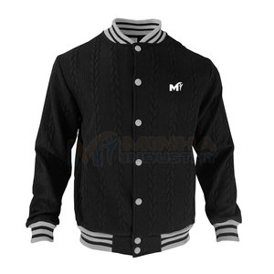 Latest Design Letterman Winter Jacket with Front Customized Logo 100% Cotton/Wool High Quality Breathable Hot Selling - Product Image 2
