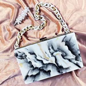 Bolso de mano de resina para mujer, bolso de mano de noche para fiesta, bolso de mano para niñas a bajo precio de HAND MADE CRAFT - Product Image 2