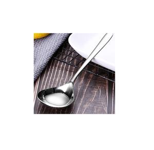 Cuchara de sopa de acero inoxidable hecha a mano cubiertos de alta calidad tamaño personalizado cuchara de sopa de acero inoxidable - Product Image 5