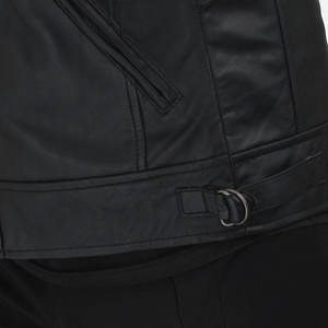 Chaqueta Impermeable Transpirable Ecológica de Moda Urbana de Invierno de Cuero Genuino y Lona de Ajuste Regular de Alta Calidad - Product Image 6