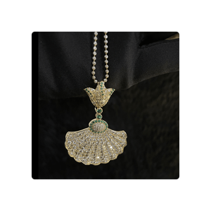 Pendiente de diamante natural de oro de 18 quilates Hecho en diamantes naturales en oro amarillo de 14kt Joyería de moda - Product Image 2