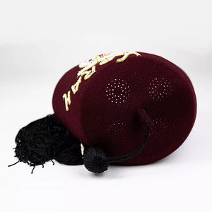 หมวก FEZ จาก shriners FEZ ประดับด้วยพลอยเทียมฟรีเมสันหมวกมาโซนิค - Product Image 4