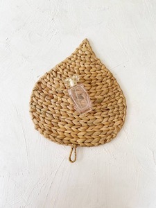 Napperon tissé en feuille de jacinthe d'eau Produits écologiques Fabriqué au Vietnam Décoration de table Napperon tissé Vente en gros - Product Image 6