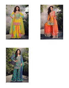 Ready-Made Traditional Pakistani Salwar Kameez for Women with Jharkhand Diamonds Embroidery Silk for Parties & <b>Weddings</b> - Product Image 4