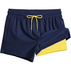 Short de fitness de haute qualité pour hommes avec poches short de fitness respirant et à séchage rapide - Product Image 1