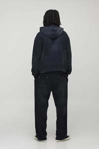 Ensemble survêtement d'hiver pour homme de style délavé à l'acide, streetwear, surdimensionné, 100% polyester, sweat-shirt ample de haute qualité, pantalon de survêtement, ensemble 2 pièces - Product Image 2