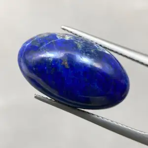 Pierres précieuses calibrées en vrac bleues de lapis-lazuli de forme ovale de qualité supérieure 100% naturelles pour les paramètres de bijoux aux prix de gros en vrac - Product Image 1