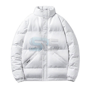 Chaqueta acolchada ajustada de calle para hombre con logotipo personalizado recién llegada chaqueta de invierno transpirable ligera y elegante para exteriores al por mayor - Product Image 4