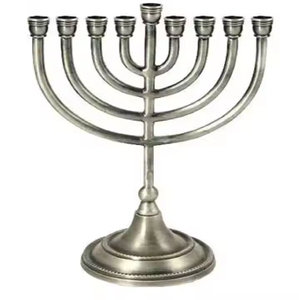 Menorahs en métal festives pour l'achat en gros magnifiquement conçues, parfaites pour décorer les maisons et les religieux par décor impex - Product Image 5