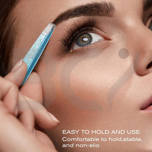 Pince à épiler en acier inoxydable pour hommes et femmes de haute précision pour les sourcils, sourcils parfaitement en forme - Product Image 6