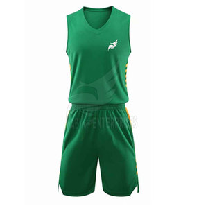 Custom Made Men's Adult Sleeveless Basketball Uniform 100% Polyester Mesh Fabric Elastic Waist Quick Dry Breathable Customized - Product Image 1