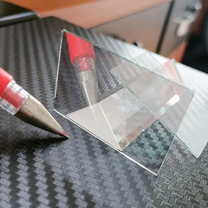 メリックブランド中国工場製高光沢エコフレンドリーアクリルシート3mm厚1220x2440mmサイズ半透明 - Product Image 3