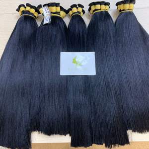 Extensions de cheveux en vrac 100% cheveux humains naturels, cuticules alignées, cheveux vierges brésiliens, qualité 10A, Cabelo Humano - Product Image 6