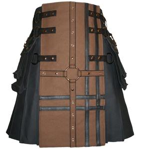 Dernier design, nouvelle arrivée, kilt écossais pour homme, tissu personnalisé de haute qualité, couleur et logo personnalisés, service OEM, kilt utilitaire écossais - Product Image 5