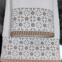 Juego de Toallas de Baño Turcas de Lujo 100% Algodón Jacquard, Antimicrobianas, Ecológicas, de Secado Rápido, 70cm*140cm 50cm*90cm, Toallas de Hotel