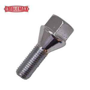 Emblemax K2101 Juego de pernos de rueda de acero para GM/RN/VOLW 19 M12X1.5 Juego de 4 piezas con acabado cromado - Product Image 3