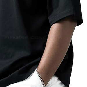 Top Design hommes Boxy Fit T-Shirts avec Logo personnalisé 2025 dernière conception hommes nouveauté coupe ample imprimé T-Shirt pour hommes - Product Image 6