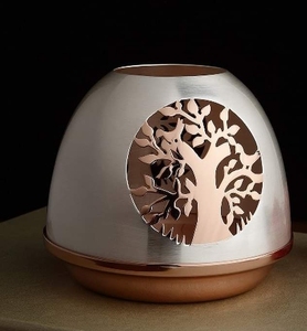Porte-bougie cylindrique en fer de qualité durable, fait à la main, art moderne, couleur personnalisée unique, pour les mariages, les célébrations de Noël - Product Image 6
