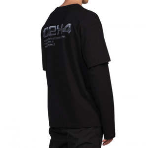 T-shirt pour homme lourd, à manches longues, double couche, T-shirt personnalisé à double couche, nouveau style, T-shirt à manches doubles pour garçons - Product Image 2