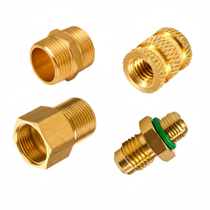 İsviçre tipi CNC torna pirinç parçaları hidrolik pnömatik yüksek hassas parçalar CNC işleme hizmeti - Product Image 2