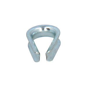 Zinc-plated cable thimble for 6 mm cable. - Product Image 1